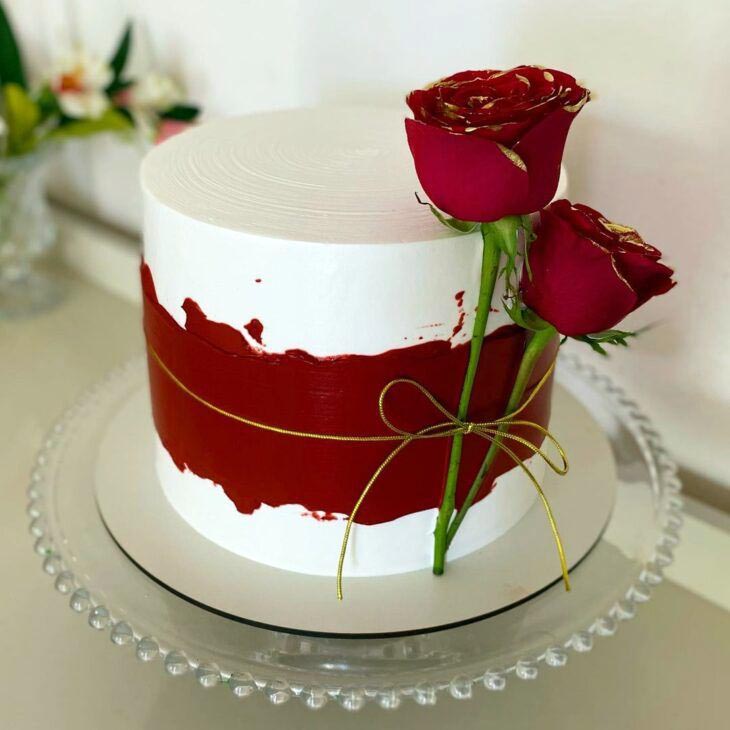 Couple 1st Anniversary Cake Online | CakenBake Noida-nextbuild.com.vn
