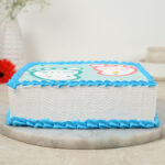 Baby Shower Square Cake